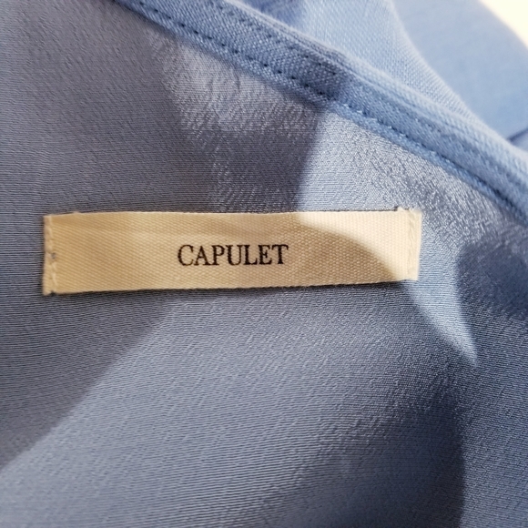 CAPULET One Shoulder Mini Linen Dress - Picture 3 of 9